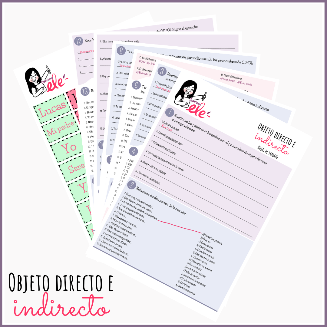 Pronombres de Objeto Directo e Indirecto